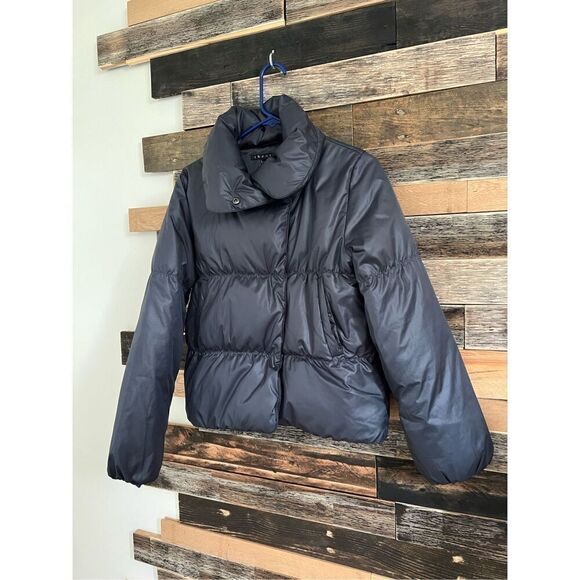 Theory Puffer coat jacket dark grey size M - Picture 1 of 8
